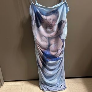 NWG MOTEL Cherub Mini Bodycon Dress